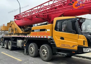 ایک استعمال شدہ سانی 50 ٹن ٹرک کرین 2023 میں بہترین حالت میں تیار کی گئی۔