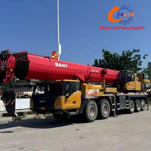 2023 سانی 130 ٹن 8 سیکشن بوم STC1300C8-6 ٹرک کرین کو بہترین حالت میں استعمال کیا گیا۔