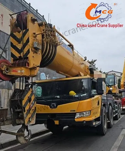 سستی 2018 XCMG ٹرک کرین 90 ٹن بہترین حالت میں