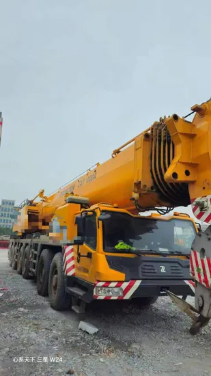 استعمال شدہ کرین 2022 SAC400 ٹن سنی تمام خطے کرین ٹرک کرین نے موبائل کرین استعمال کیا