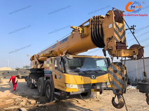 سستی استعمال شدہ ٹرک کرین 2019 XCMG 90 ٹن موبائل ٹرک کرین - اچھی حالت میں