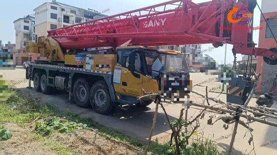 2024 سانی 80 ٹن 5 سیکشن بوم ٹرک کرین ، نئی حالت میں استعمال ہوا