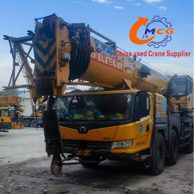 2019 میں تیار کردہ XCMG 90-ton XCT90L6 ٹرک کرین کا استعمال کیا